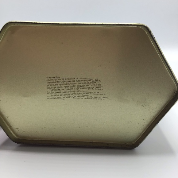 Vintage 90s Coca-Cola coke tin can container collectibles - Picture 5 of 7